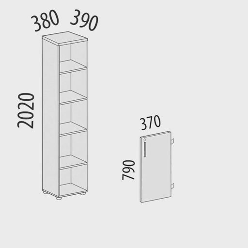 Стеллаж «Альфа 64.536»
